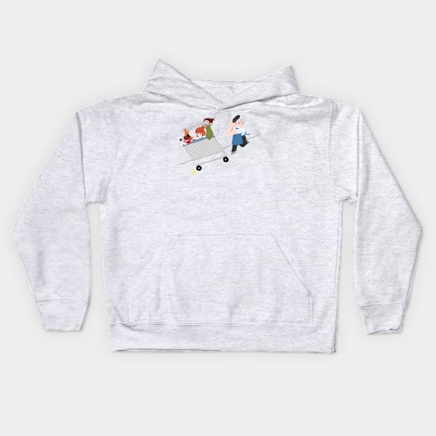 cart Kids Hoodie by Emma